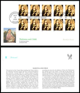 1995 Madonna and Child Christmas Sc 3003A FDC with premium Fleetwood cachet UA - Picture 1 of 1