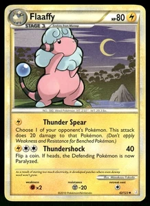 2010 Heavily Played Pokemon Flaaffy 42/123 HeartGold & SoulSilver - Picture 1 of 3