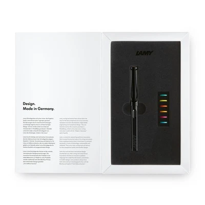 Juego de Pluma Estilográfica LAMY Safari Multi Blanca con Punta Extra Fina EF y Estuche Foto 1 de 4