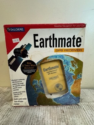 DeLorme Earthmate Satellite Navigation GPS Receiver cds,maps and more ! - Image 1 of 4