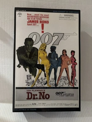 Figura de acción Sideshow Toy James Bond Dr. No Sean Connery 2002 12" 007 nueva en caja Foto 1 de 4