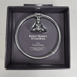 Better Homes & Gardens Cameron Bath Towel Ring Chrome NIB NEW! - Picture 1 of 2