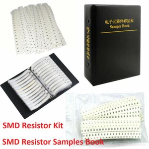 Kit surtido de resistencias SMD de varios tamaños y libro de muestras kit surtido componente - Imagen 1 de 25