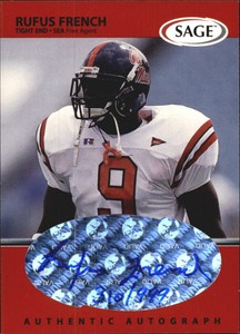 1999 SAGE Autographs Red #A19 Rufus French/999 
