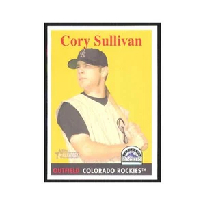 Cory Sullivan 2007 Topps Heritage #286 Colorado Rockies Baseball Card NM - Picture 1 of 3