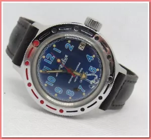 Montre mécanique "Wostok" Amphibian à remontage automatique, étanche à 200 m #2 - Foto 1 di 10