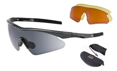 Óculos de sol Dirty Dog Sport -Alternador #58001 (armação de carbono conjunto com 3 lentes) - Imagem 1 de 4