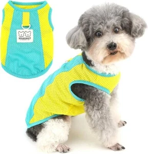 Summer Dog Cloths Mesh Pet T-Shirt Soft Breathable Puppy Tank Top Pets Apparels - Picture 1 of 21