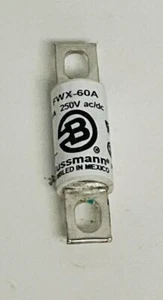 FWX-60A BUSSMANN FUSIBLE 60A NUEVO EN CAJA - Imagen 1 de 3