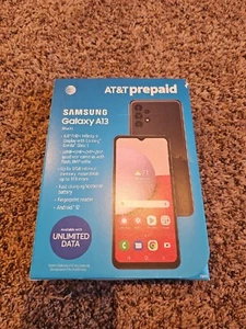 New Samsung Galaxy A13 SM-A135U LTE -32GB - Black (AT&T) Expandable Storage 6.6" - Afbeelding 1 van 3