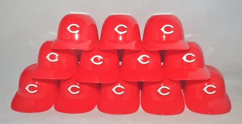Lot of (12) CINCINNATI REDS Ice Cream SUNDAE HELMETS New Baseball Mini Bowl Cover