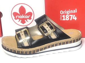 Rieker Womens Regina 55 Black Nude 41 - Picture 1 of 5