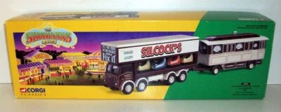 Corgi 1/50 scale 24801 Leyland Dodgem truck & caravan set Silcocks Warrington - Image 1 of 2
