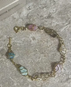 NEW 1992 WHISPERS OF SPRING BRACELET AVON SIZE L PRECIOUS STONE FREE SHIPPING! - Picture 1 of 3