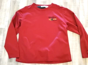 Race Gear Large Red Long Sleeve Henley L Rock n Roll 1/2 Marathon Virginia Beach - Picture 1 of 9