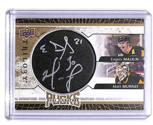 2018 Upper Deck Trilogy #SP2-MM Evgeni Malkin / Matt Murray Near Mint