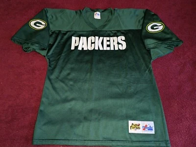 Camiseta Vintage Green Bay Packers Stewart XL Verde Majestosa Jogar Futebol - Imagem 1 de 4
