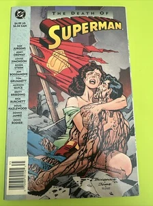 The Death of Superman Comic Book 1st Edition Print 1993 Excellent condition - Picture 1 of 18