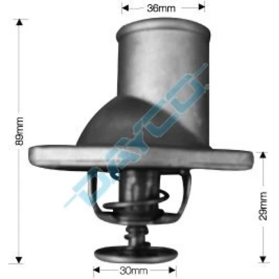Termostato Dayco para Nissan Pulsar 18LE julio 1987-septiembre 1991  Foto 1 de 1