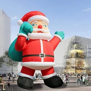 Giant 20Ft Premium Christmas Inflatable Santa Claus with Blower & Outdoor Yard - Picture 1 of 6