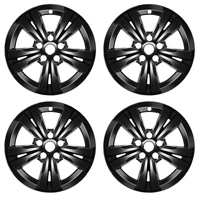 17'' Wheel skins for 2010-2017 CHEVROLET EQUINOX ; 4 Pack; Glossy Black Foto 1 de 4