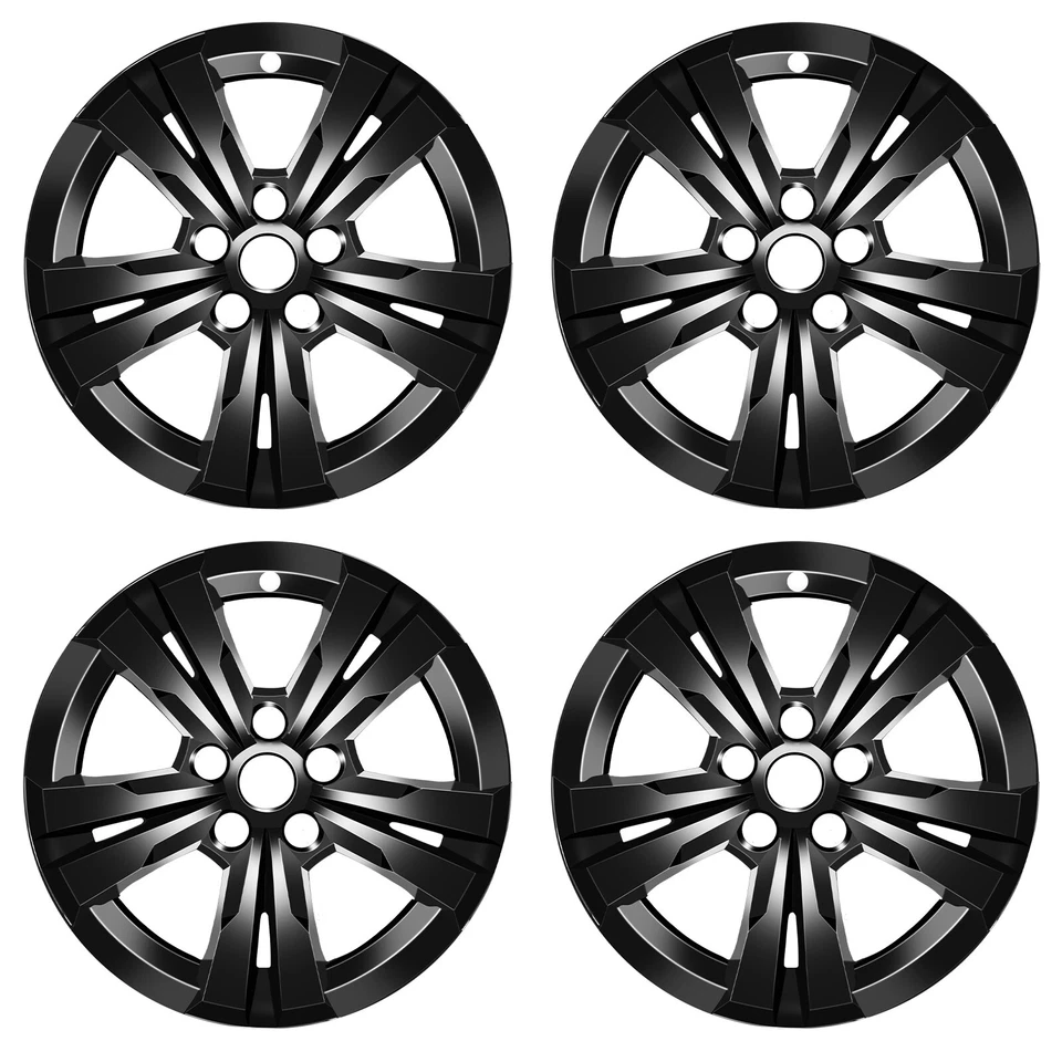 17'' Wheel skins for 2010-2017 CHEVROLET EQUINOX ; 4 Pack; Glossy Black Foto 1 de 4