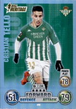2021/2022 Topps Champions League Trading Card 490 - Cristian Tello - Heritage