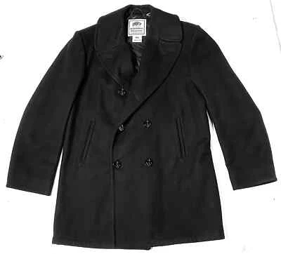 USA DSCP Quarterdeck  44L Pea Coat Overcoat U.S. Navy Original Wool Heavy P COAT - Image 1 of 4
