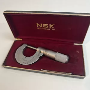 Vintage NSK Digital Außenmikrometer 0-1" YUX01 mit Schraubenschlüssel & Etui - Japan 0,0001 - Bild 1 von 13