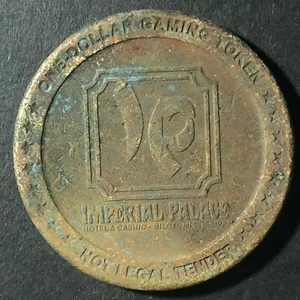 Vintage Imperial Village Hotel Casino Biloxi, MS $1 Metall Spielmarke geöffnet 1997 - Bild 1 von 4