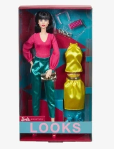 Barbie Signature Looks 2023 #19 With Mix-and-Match Fashions HJX28 Neu in Box - Bild 1 von 5