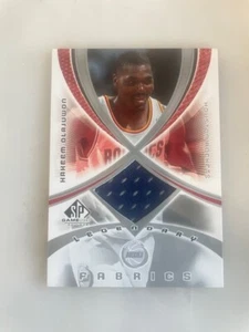 2005-06 SP Game Used Edition Hakeem Olajuwon Legendary Fabrics #LF-HO HOF - Picture 1 of 2