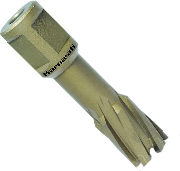 RSW Hartmetall-Kernbohrer HM Weldon 39-65mm Schnittiefe 40mm / Auswerferstift