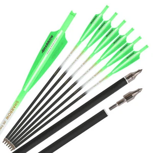 16''17''18''20''22'' Archery Crossbow Bolts Carbon Arrows Bow Hunting Target - Picture 1 of 19