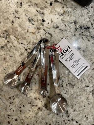 New! All-Clad Polished Stainless Steel Measuring Spoons - Image 1 of 4