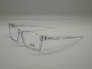 NEW OAKLEY OX8060-0359 POLISHED CLEAR EYEGLASSES FRAMES RX 59-16 - Picture 1 of 4