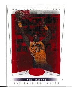 KARL MALONE #33,2004-007/050,L A LA LAKERS NBA HOT PROSPECTS - Imagen 1 de 2