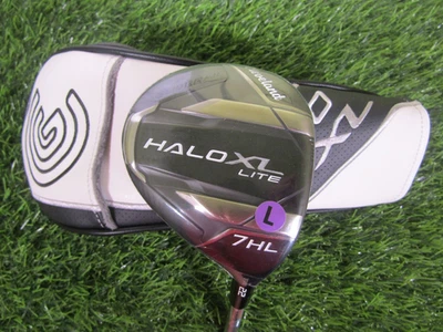 New Cleveland Halo XL Lite 22* 7 HL Fairway Wood Aldila Ascent 40 L Ladies Cover - Image 1 of 4