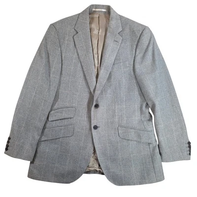 Blazer Charles Tyrwhitt 40R Border Tweed Lana Algodón Cachemira Calce Clásico Chaqueta Foto 1 de 4