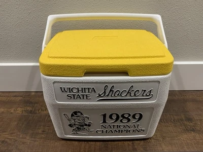 Wichita State Baseball Coleman Cooler 1989 College World Series Champions - Image 1 of 4