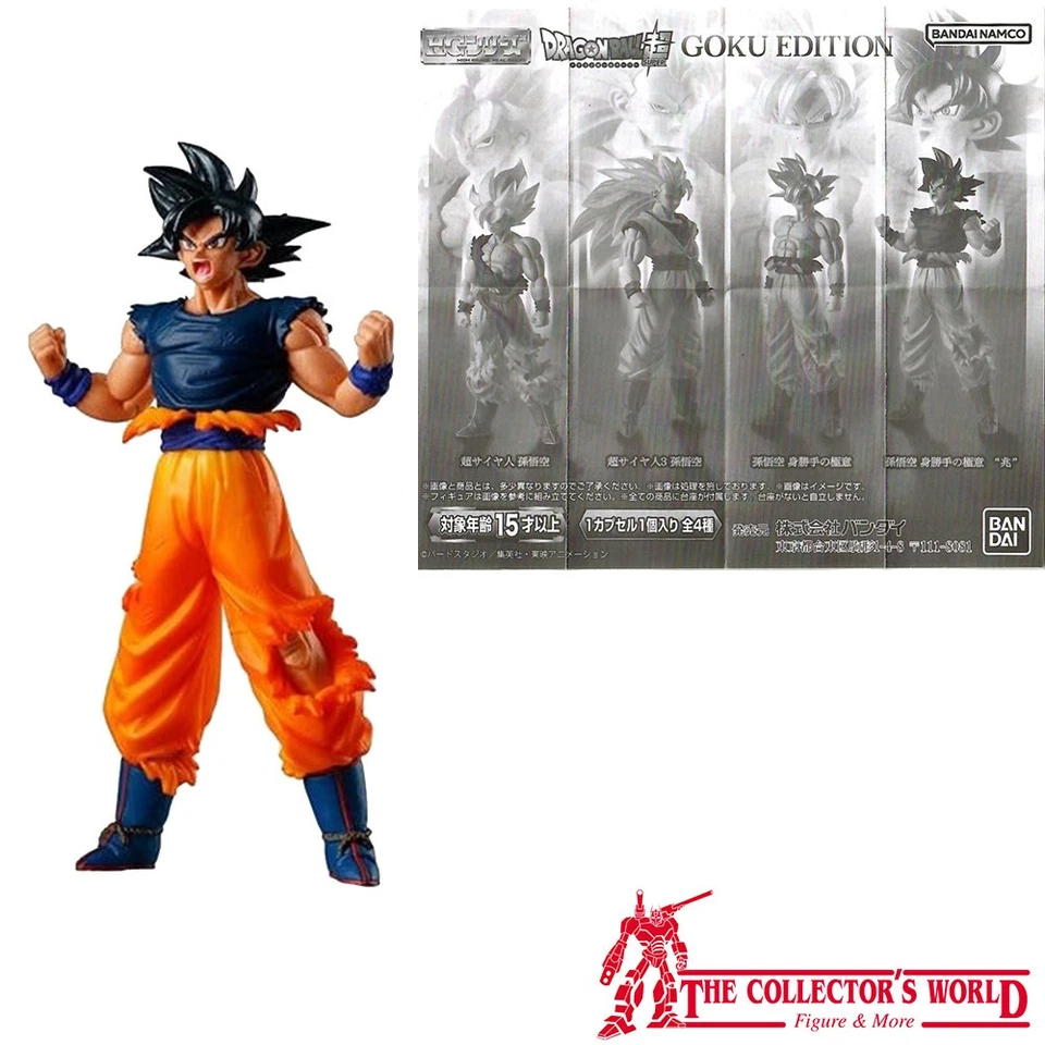 PSL HG Dragon Ball 01 GOKU EDITION set di 4 pezzi Bandai Gashapon Figure...
