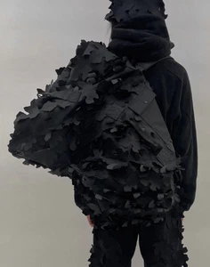 Off-White Post Archive Faction Equipment Black Leaves Backpack O/S NWT! - Picture 1 of 11