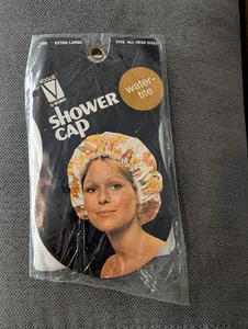 Vintage New Vogue by Glemby Shower Cap Extra Large All Head Sizes - Picture 1 of 2