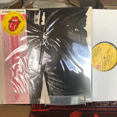 The Rolling Stones/Sticky Fingers, Japan Issue, with Obi, Vinyl Near Mint - Image 1 of 4