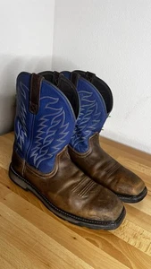Ariat Work Steel Square Toe Leather Mens Boot ASTM F2413-11 Sz 13 EE Extra Wide - Picture 1 of 12