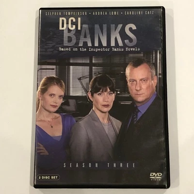 DCI Banks Season Three DVD 2-Disc BBC Region 1 English Crime Drama Tomkinson - Image 1 of 2