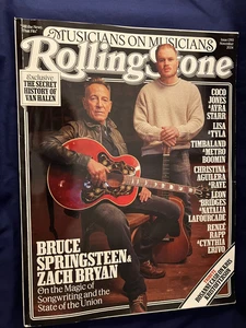 ROLLING STONE MAGAZINE | NOV 2024 | BRUCE SPRINGSTEEN & ZACH BRYAN | VAN HALEN - Picture 1 of 5