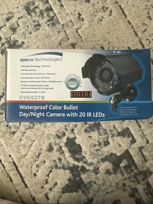 Speco CVC627B Color Day/Night Waterproof Bullet Camera New - Image 1 of 3