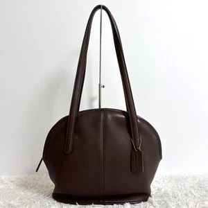 Borsa a tracolla Coach 9089 vintage in pelle marrone scuro 0088315K autentica - Foto 1 di 24