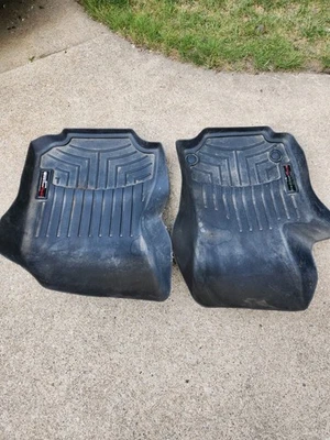 Alfombrillas GMC Terrain Weathertech negras solo delanteras Foto 1 de 4